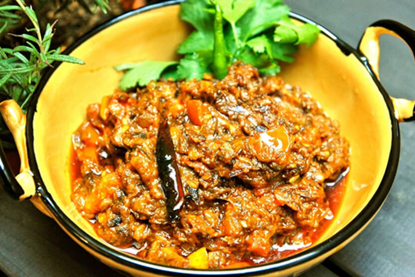 Eggplant Bhartha