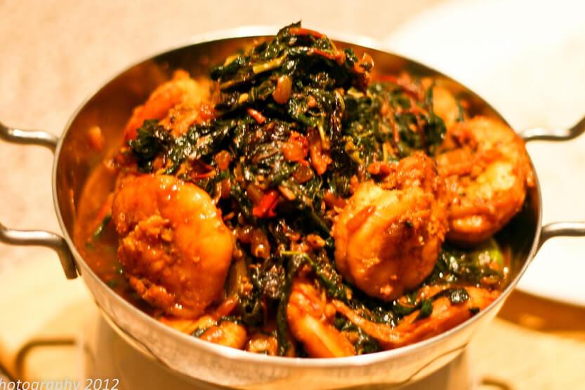 Prawn Saag