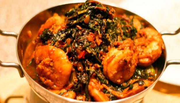 Prawn Saag